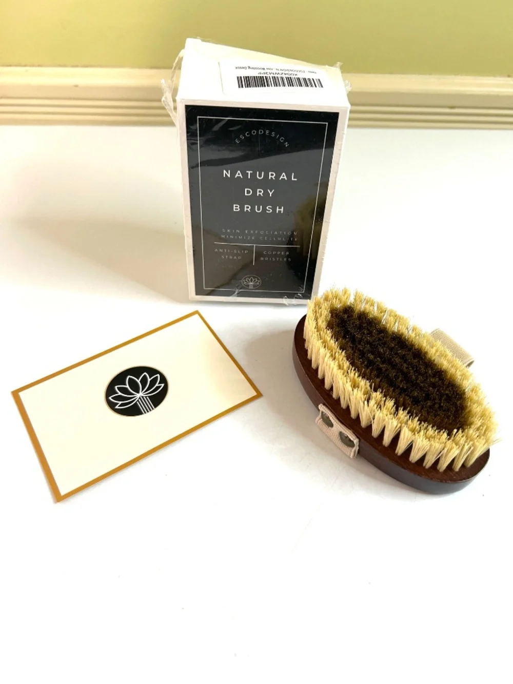 Natural Copper Dry Body Brush